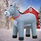 6FT Donkey Inflatables Christmas Spring, Farm Ranch Blow up Animals Cute, Decorations Outdoor Yard Built-in LED Lights Big Large Decor Party Farm Lawn Holiday Outside